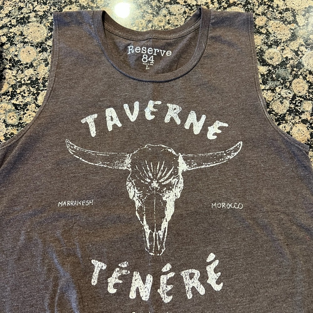 Sundance Taverne Tenere longhorn sleeveless boho tank top